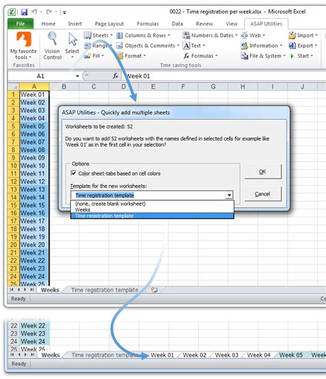 Auto Copy Data using ASAP Utilities in Excel