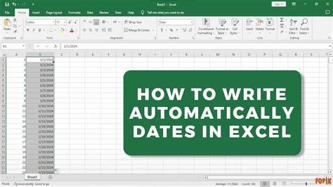 Excel AutoFill Date Series