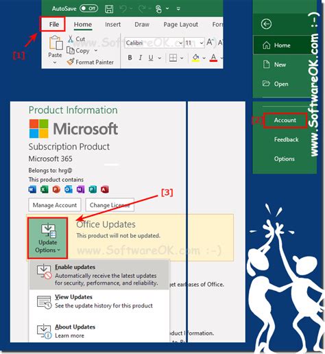 Excel Auto-Update Settings