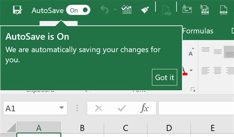 Excel Autosave Disable