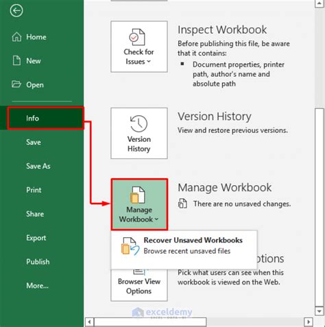 Excel Autosave File Location on Excel Online