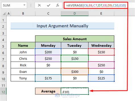 Alternative formula for Excel average excluding blanks