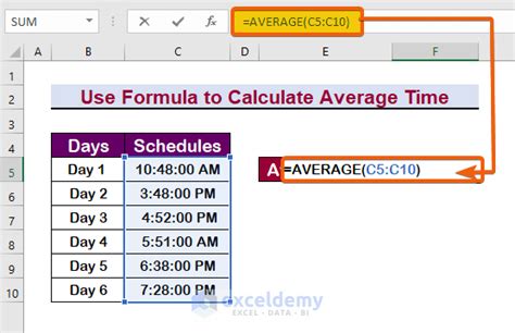 Excel Average Time Calculation