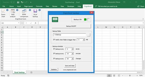 Excel Backup