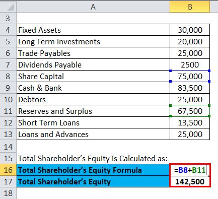 Excel Balance Formulas