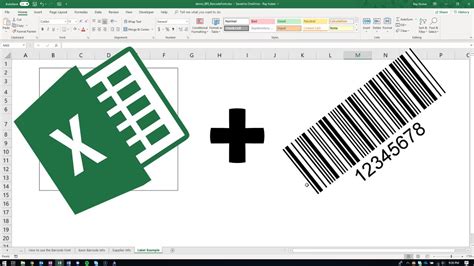 Excel Barcode Printing