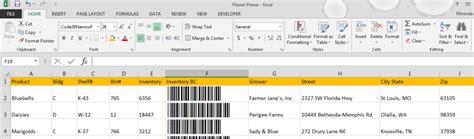 Excel Barcode Printing Macros