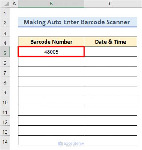 Excel Barcode Scanner Troubleshooting