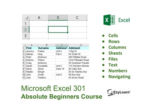 Excel beginner success