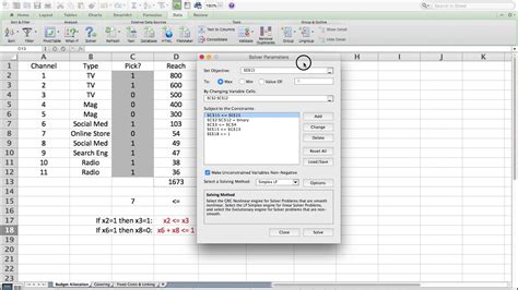 Excel Binary Integer Variable