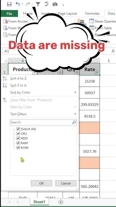 Excel blank cells troubleshooting