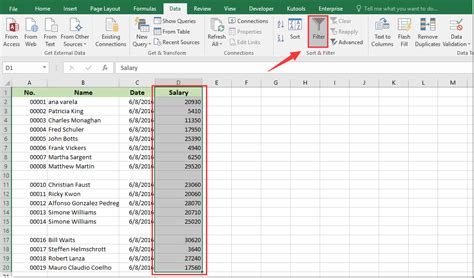 Excel Blank Rows Filter