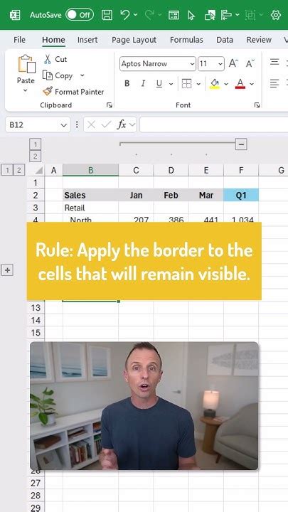 Excel Borders Disappearing