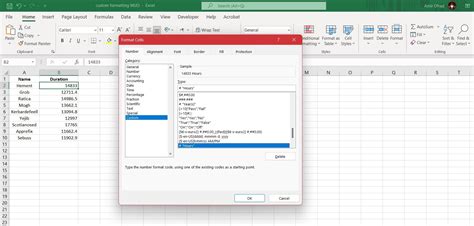 Excel Bracket Formatting