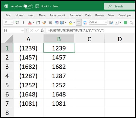 Excel Brackets Tips