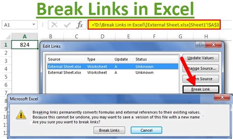 Excel Broken Links Issue