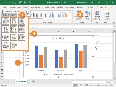 Excel Built-in Chart Feature