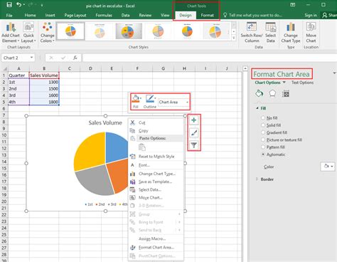 Excel Built-in Chart Tools