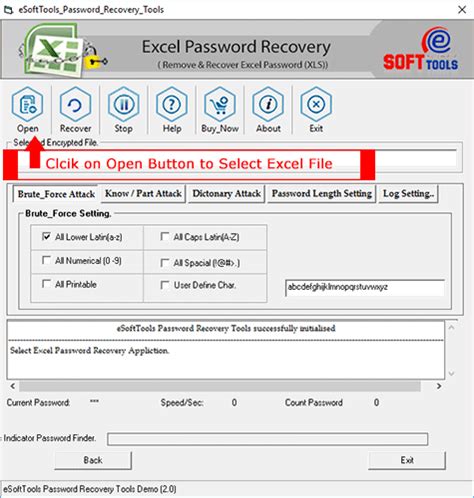 Excel Built-in Password Recovery Feature