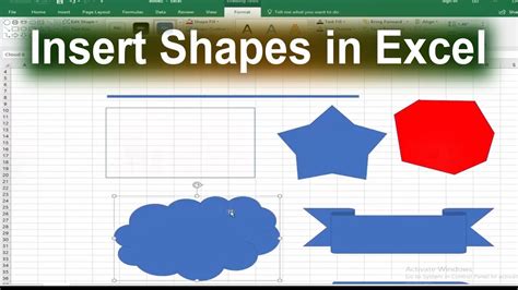 Excel Built-in Shapes