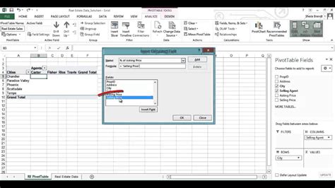 Excel Calculated Field