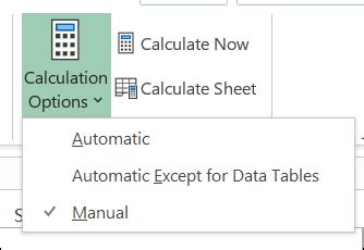 Excel Calculation Settings 5