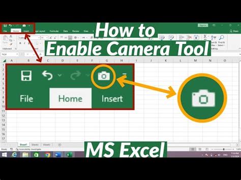 Excel Camera Tool Hacks