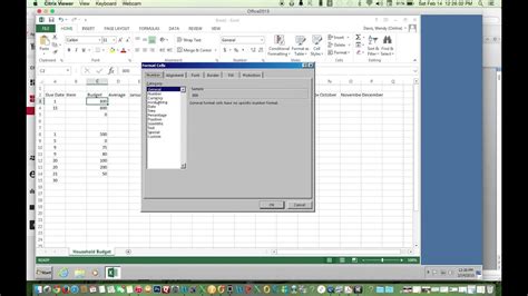 Excel cell currency formatting