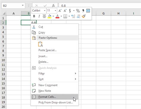 Formatting Cells in Excel using Arrows