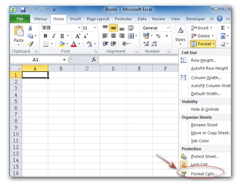 Example of experimenting with different types of cell padding in Excel