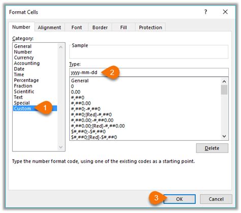 Excel cell time formatting