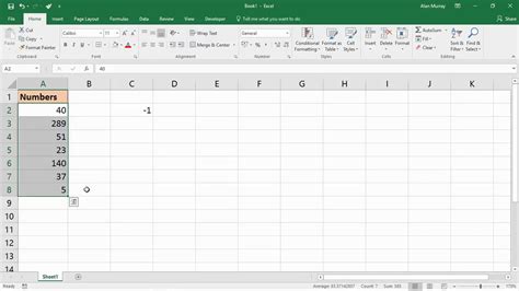 Excel Change Number Sign to Negative