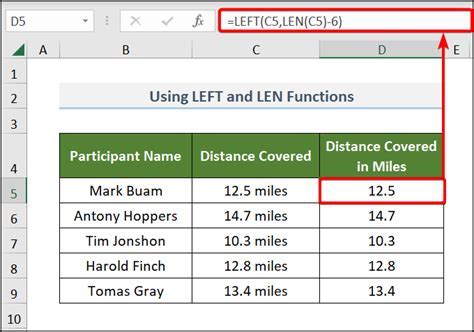 Excel character trimming techniques