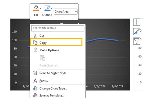 Excel chart format copy tutorial