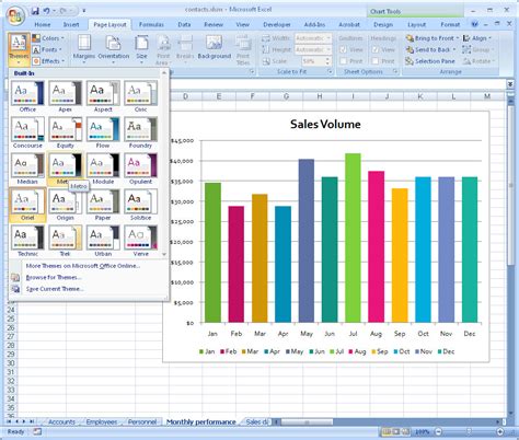 Excel Chart Linking Examples