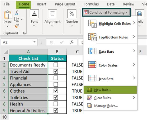 Excel Checkbox Conditional Hyperlink