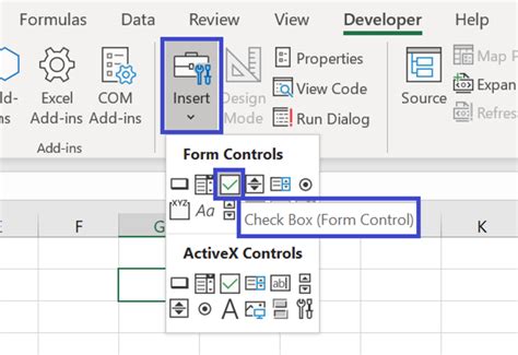 Linking Checkbox to a Cell in Excel