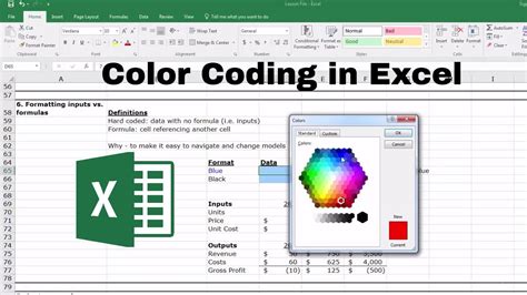 Excel Color Coding Formulas