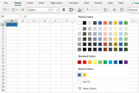 Excel Color Picker