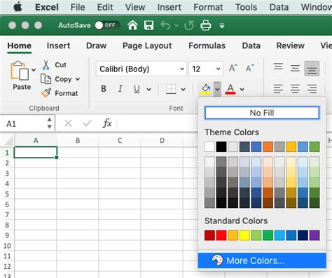 Excel Color Picker