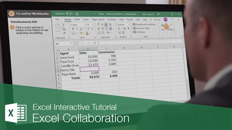 Excel column collaboration and sharing features