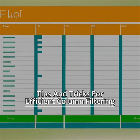 Tips and Tricks for Excel Column Filtering