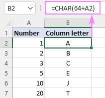 Excel Column Letter GetColumnLetter Macro