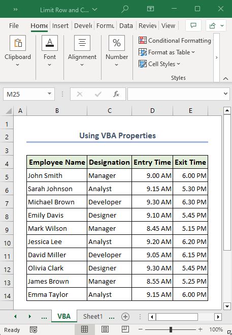 Excel Column Limit Tips