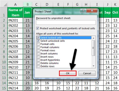 Excel column locking methods gallery 2