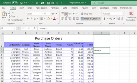 Excel column merge example 6