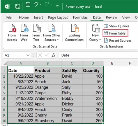 Power Query in Excel