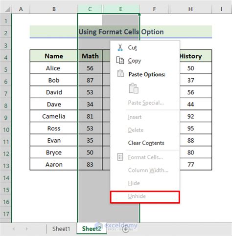 Excel Column Protection Methods