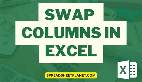 Cut and Paste Method for Swapping Columns in Excel