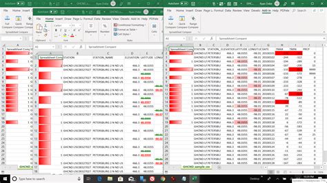 Excel Comparison 7